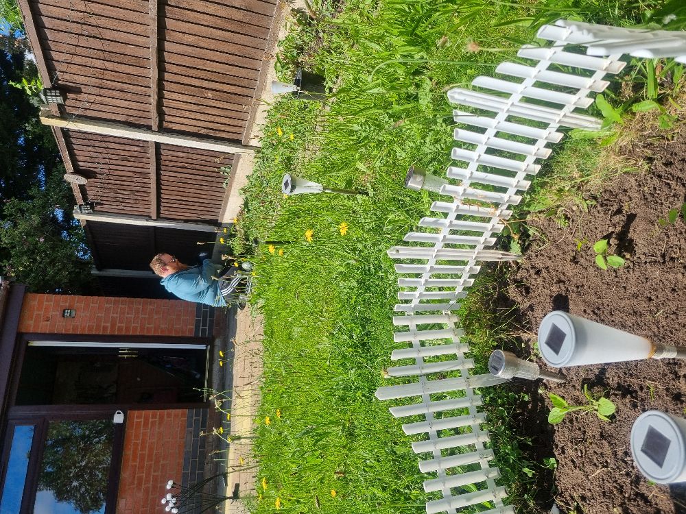 JL tending to his garden
